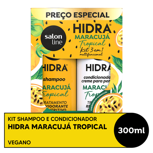 Kit Shampoo e Condicionador Salon Line Maracujá Hidra 300ml