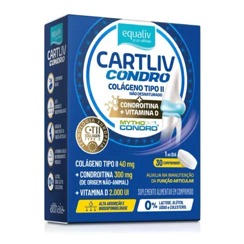 Equaliv Cartliv Condro com 30 Comprimidos