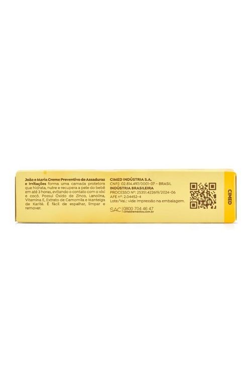 Creme Preventivo de Assaduras João e Maria 40g