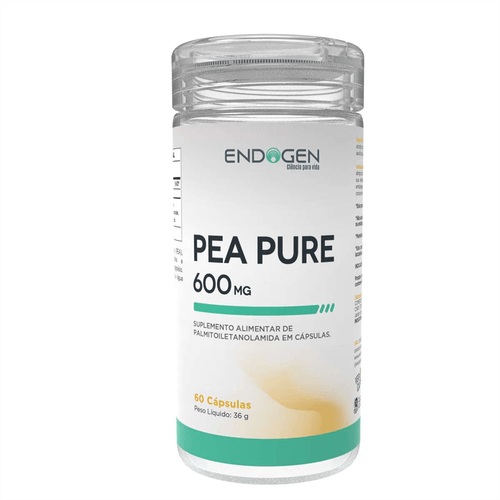 Suplemento Alimentar Endogen Pea Pure 600mg com 60 Cápsulas