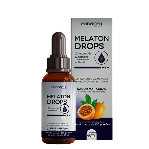 Suplemento Alimentar Endogen Melaton Drops Sabor Maracujá 30ml