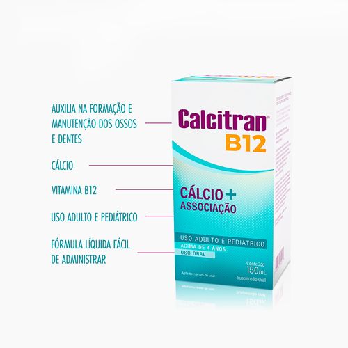 Calcitran B12 Suspensão Oral 150ml