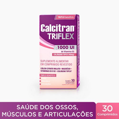 Calcitran Triflex com 30 Comprimidos