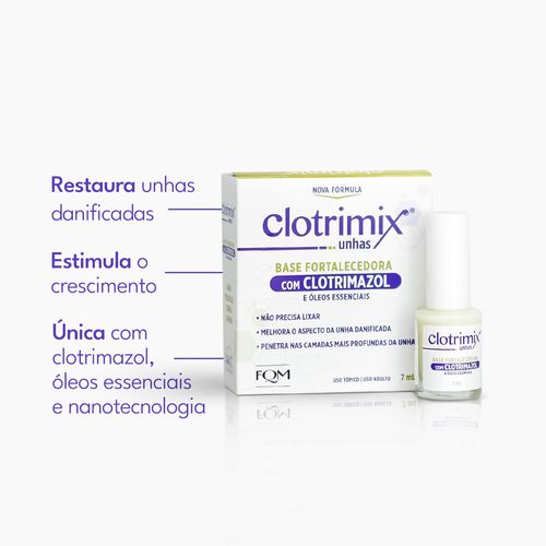 Clotrimix Base Fortalecedora de Unhas 7ml