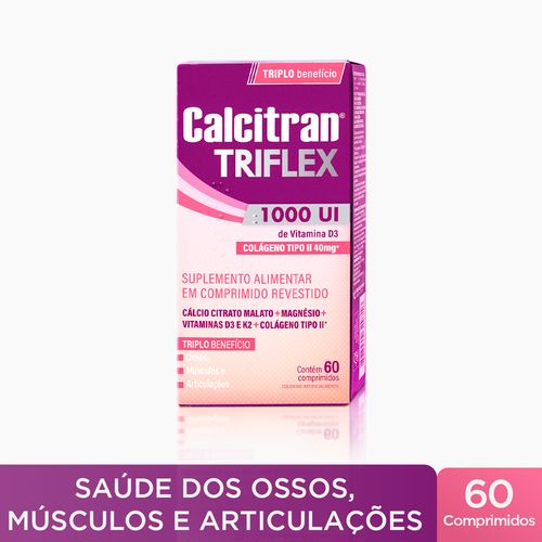 Calcitran Triflex com 60 Comprimidos