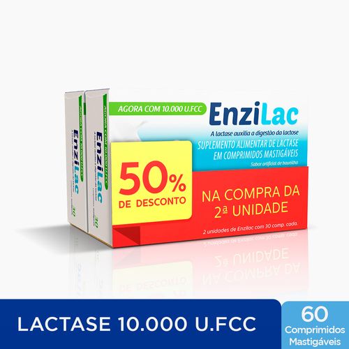 Enzilac 10.000 Pack Promocional 50% na 2ª Unidade