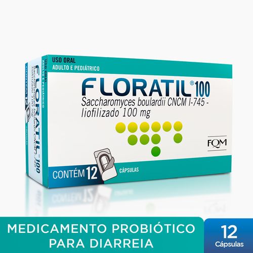 Floratil 100mg com 12 Cápsulas