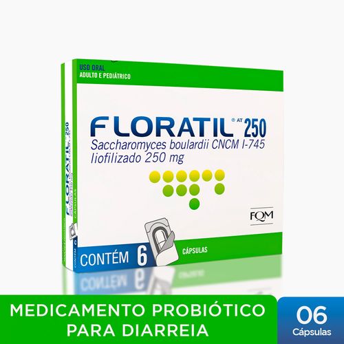 Floratil AT 250mg com 06 Cápsulas