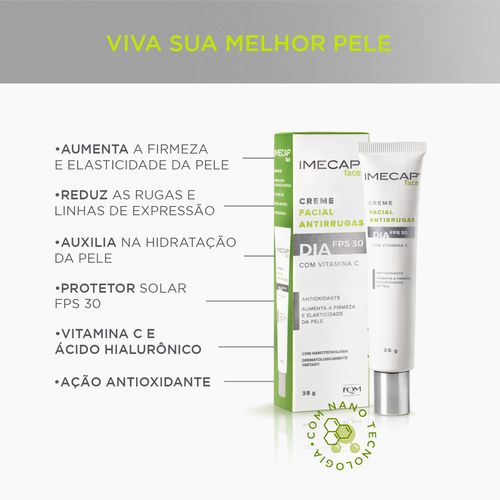 Creme Facial Antirrugas Imecap Face Dia 35g