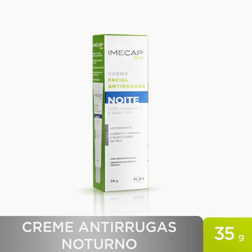 Creme Facial Antirrugas Imecap Face Noite 35g