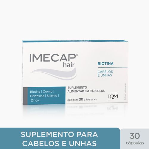 Imecap Hair Cabelos e Unhas com 30 cápsulas