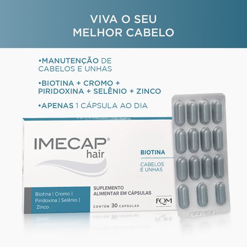 Imecap Hair Cabelos e Unhas com 30 cápsulas