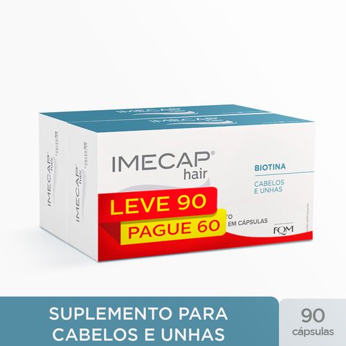 Kit Imecap Hair Leve 90 Pague 60