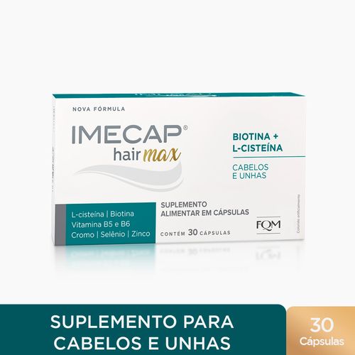 Imecap Hair Max com 30 Cápsulas