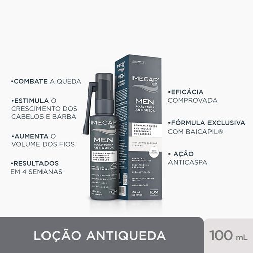 Loção Tônica Imecap Hair Men Antiqueda 100ml