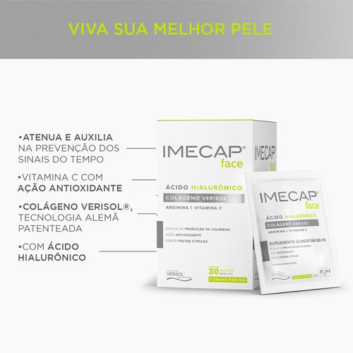 Imecap Face Colágeno com 30 Sachês