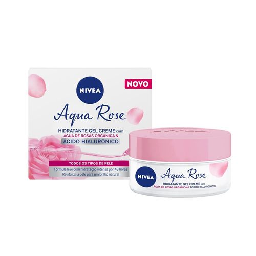 Creme Facial Nivea Gel Aqua Rose 50ml
