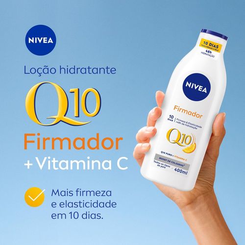 Hidratante Nivea Firmador Q10 + Vitamina C Todos os Tipos de Pele 400ml