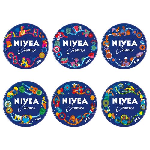 Nivea Creme Hidratante Lata Ritmos Brasileiros 56g