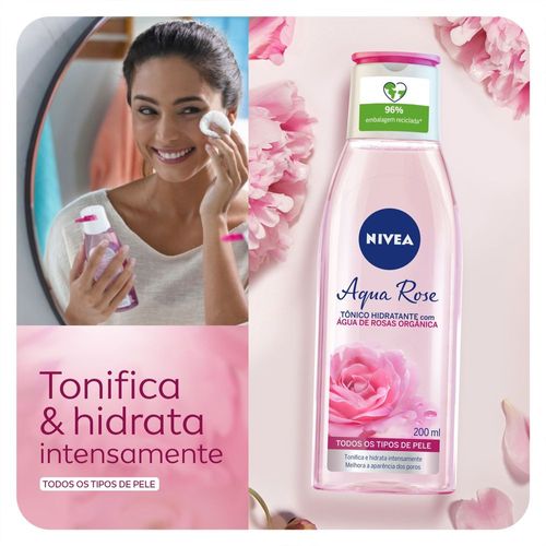 Tônico Nivea Aqua Rose 200ml