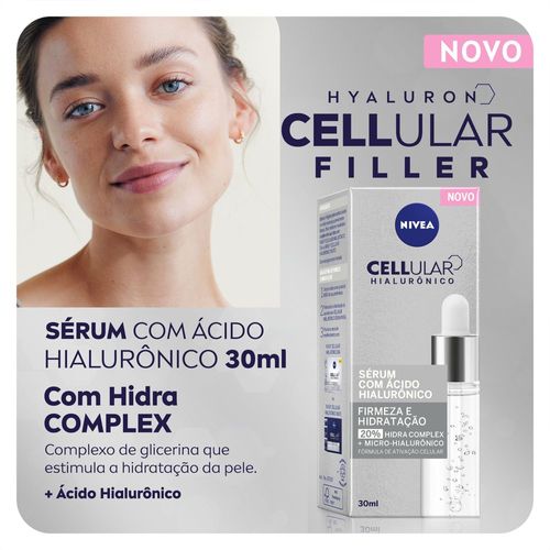 Sérum Facial Nivea Cellular com Ácido Hialurônico 30ml