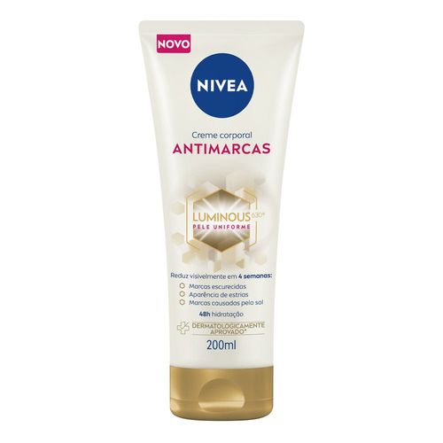Creme Corporal Nivea Luminous 630 Antimarcas 200ml