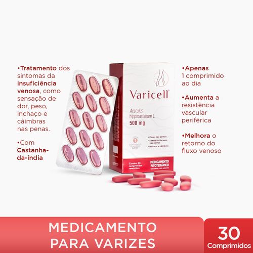 Varicell Phyto 500mg com 30 Cápsulas