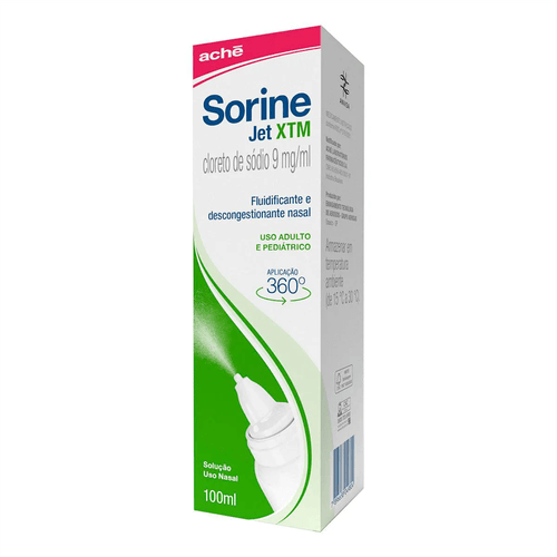 Sorine XTM Jet 0,9% Solução Nasal 100ml