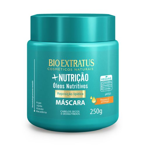 Máscara Bio Extratus +Nutrição Reposição Lipídica 250g