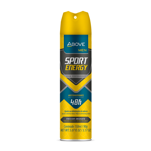 Desodorante Aerosol Above Men Sport Energy 150ml
