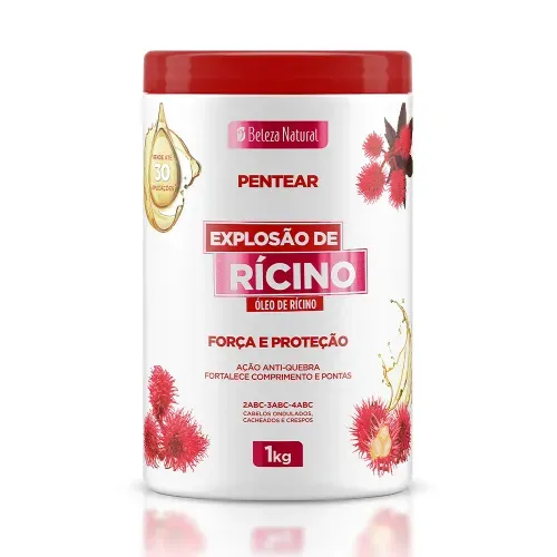 Creme para Pentear Beleza Natural Explosão de Ricino 1L
