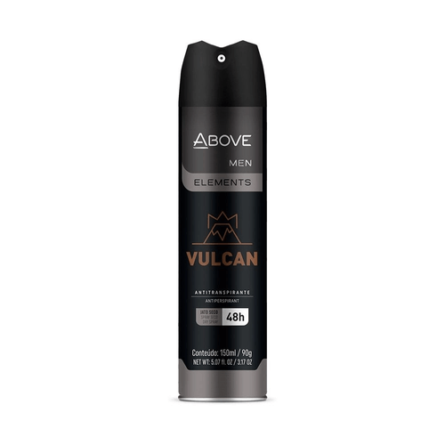 Desodorante Aerosol Above Men Elements 48H Vulcan
