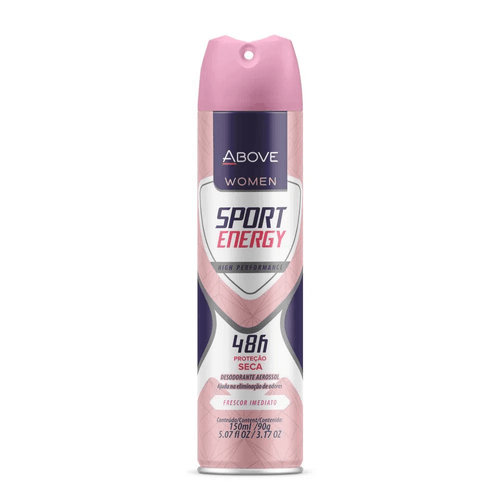 Desodorante Aerosol Above Women 48h Sport Energy High Performance 150ml