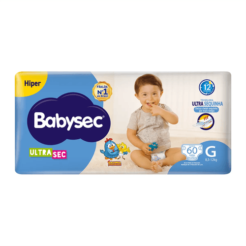 Fralda Babysec Galinha Pintadinha Ultrasec G