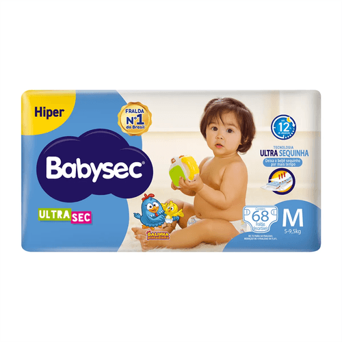 Fralda Babysec Galinha Pintadinha Ultrasec M