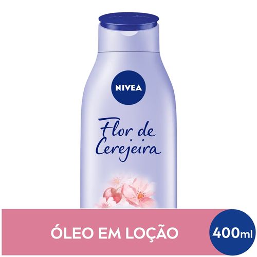 Hidratante Nivea Óleos Essenciais Flor de Cerejeira e Óleo de Jojoba 400ml