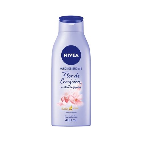 Hidratante Nivea Óleos Essenciais Flor de Cerejeira e Óleo de Jojoba 400ml