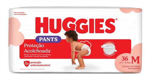 Fralda Huggies Disney Supreme Care Roupinha Mega M com 36 Unidades