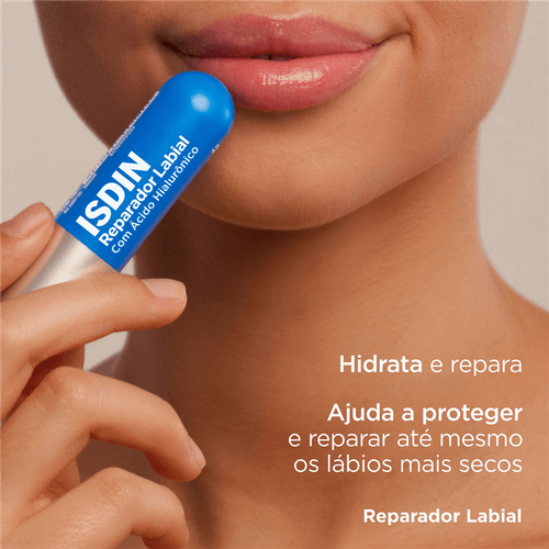 Reparador Labial Stick Isdin com Ácido Hialurônico 4g