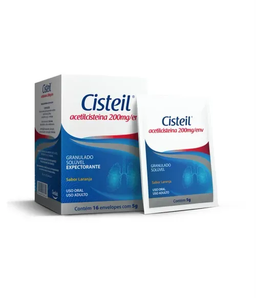 Cisteil 200mg com 16 Envelopes 5g