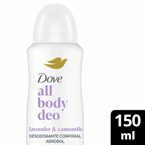 Desodorante Aerosol Dove All Body Deo Lavender & Camomile 150ml