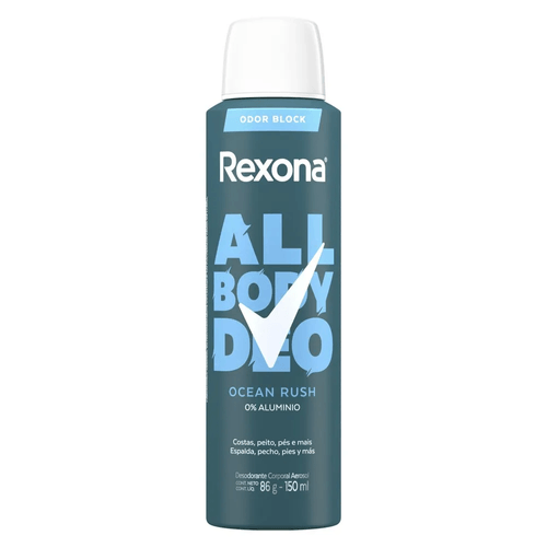 Desodorante Aerosol Rexona All Body Deo Ocean Rush 150ml