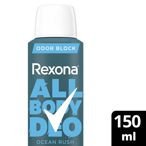 Desodorante Aerosol Rexona All Body Deo Ocean Rush 150ml