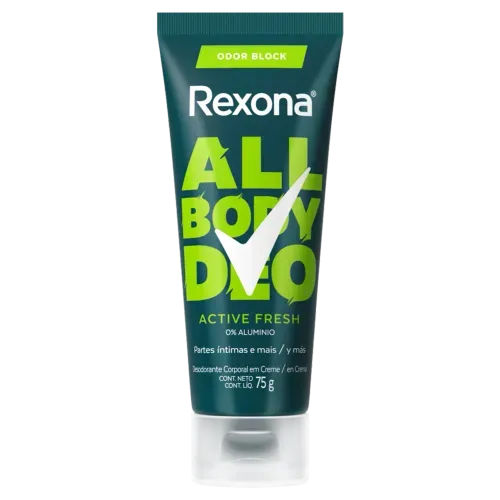 Desodorante Creme Rexona All Body Deo Active Fresh 75g
