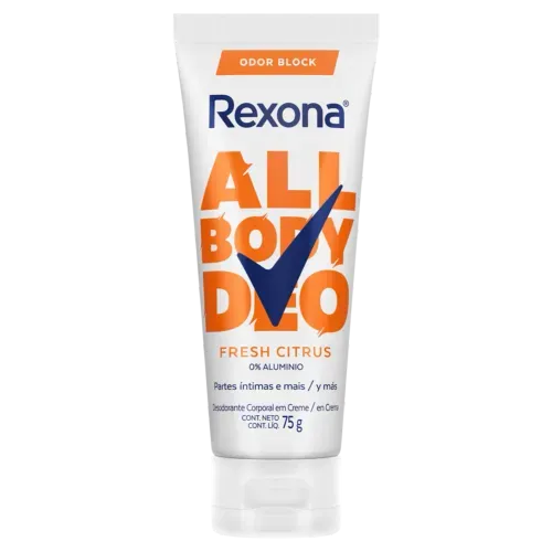 Desodorante Creme Rexona All Body Deo Fresh Citrus 75g