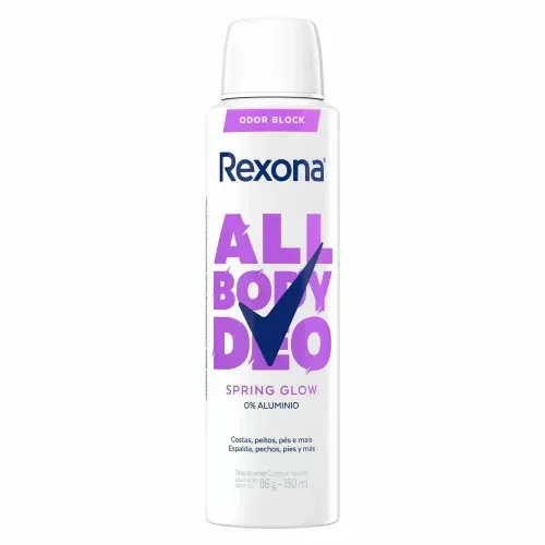 Desodorante Aerosol Rexona All Body Deo Spring Glow 150ml