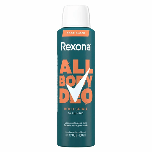 Desodorante Aerosol Rexona All Body Deo Bold Spirit 150ml