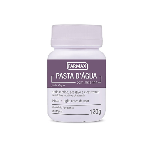 Pasta D'Água com Glicerina Farmax 120g