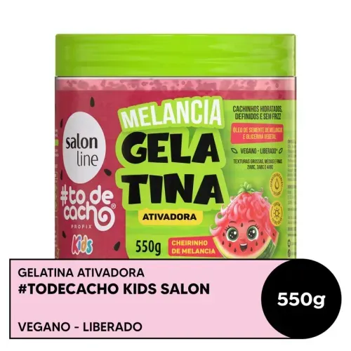 Gelatina Ativadora Salon Line #Todecacho Melancia 550g