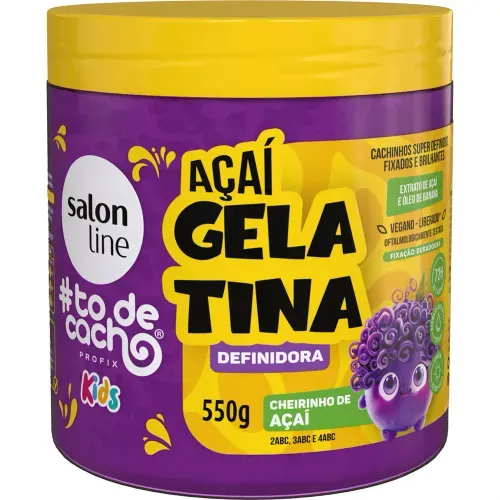 Gelatina Definidora Salon Line #Todecacho Kids Açaí 550g